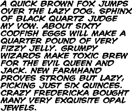 Spookytooth Bold Italic OT