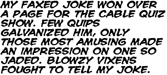 Spookytooth Bold Italic OT