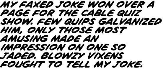 Chatterbox International Bold Italic OT