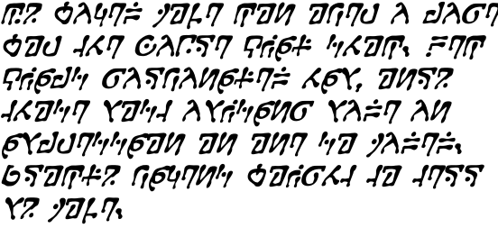Gobbledygook Bold Italic OT