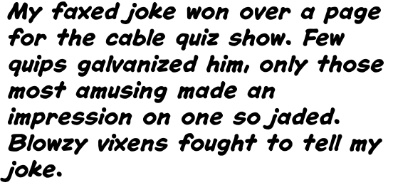 Blah Blah Blah Bold Italic OT