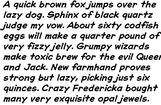 Blah Blah Blah Italic OT