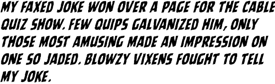 Battle Scarred Italic OT