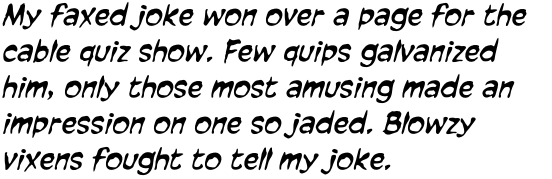 Forked Tongue Italic OT