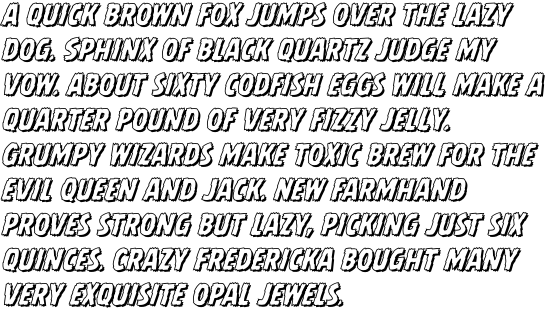Battle Damaged Open Italic OT