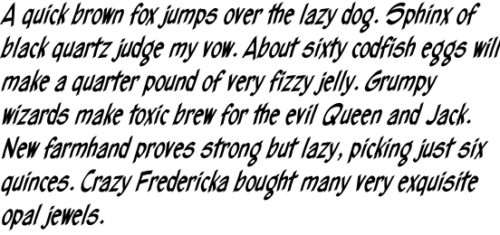 Hellshock Bold Italic OT