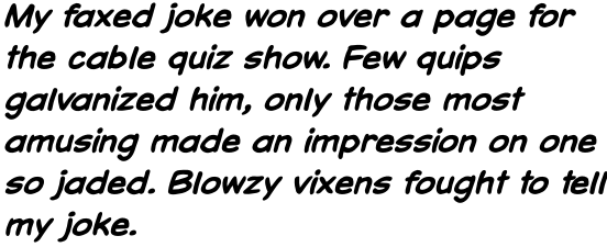 Dave Gibbons Lower International Bold Italic OT