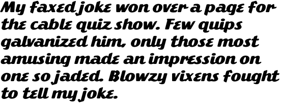 Speeding Bullet Italic OT