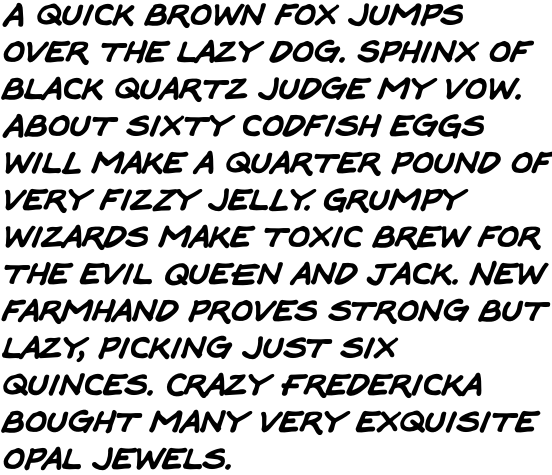 Shannon Wheeler Bold Italic OT
