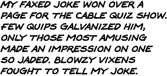 Shannon Wheeler Bold Italic OT