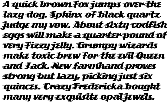 Speeding Bullet Trails Italic OT