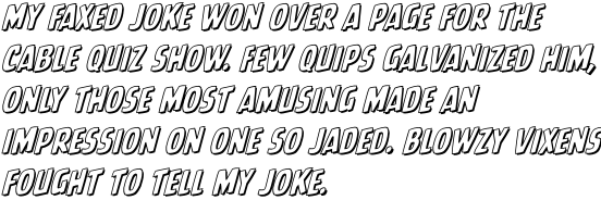 Battle Cry Open Italic OT