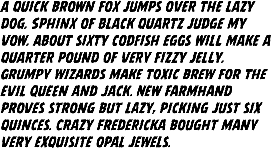 Battle Damaged Italic OT
