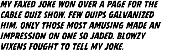 Battle Damaged Italic OT