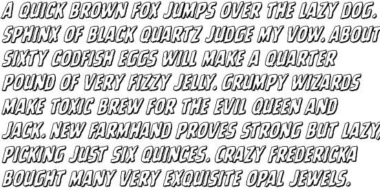 Battle Scarred Open Italic OT