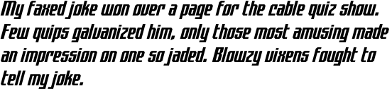 Hip Flask Bevel Italic OT