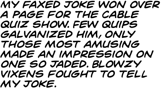 Dave Gibbons Bold Italic OT