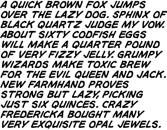 Tim Sale International Bold Italic OT