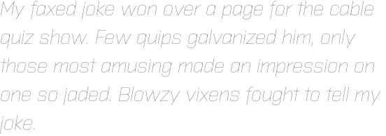Purista Thin Italic