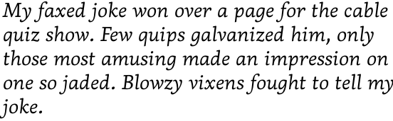 Dederon Serif Std Light Italic