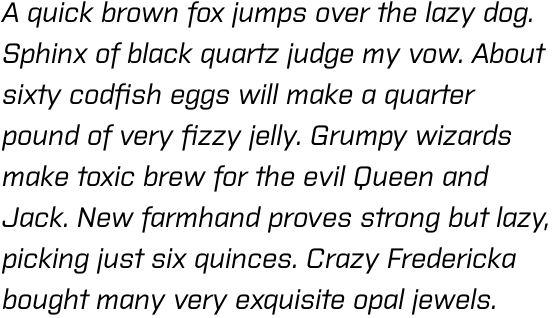 Purista Medium Italic