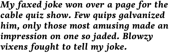 Dederon Serif Std Bold Italic