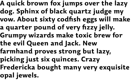 Dederon Sans Std Bold