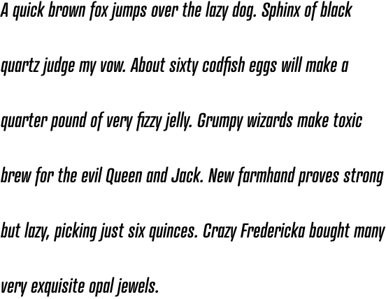 Atrament Std Medium Italic