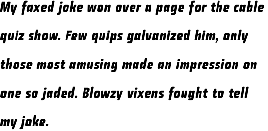 Fishmonger CB Italic