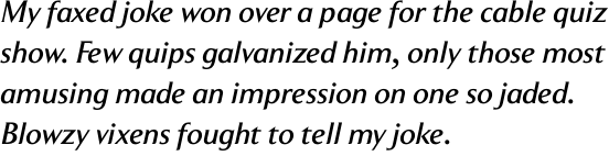 Clarice Medium Italic OT