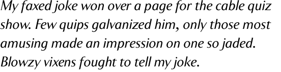 Clarice Book Italic OT