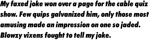 Futura No. 2 Condensed D Extra Bold Italic OT Std