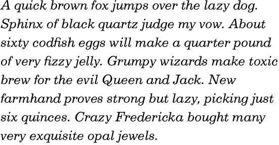 URW Egizio Regular Italic OT Std
