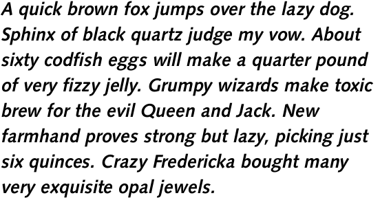 Syntax Medium Italic OT Std