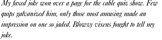 Caslon No. 540 Italic OT Std