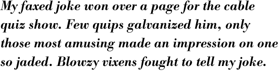 Bodoni Antiqua Demi Bold Italic OT Std