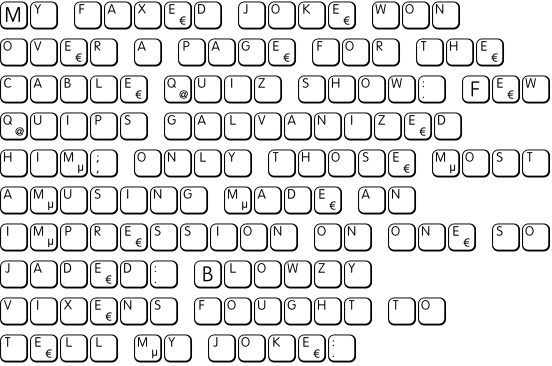 Keys PC D Regular D OT Std