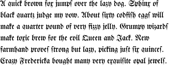 Walbaum Fraktur OT Std