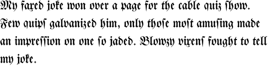 Walbaum Fraktur OT Std