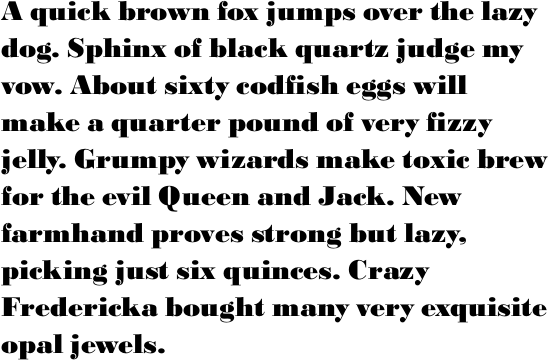 Bodoni Black OT Std