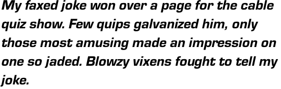 Eurostile Heavy Italic OT Plus