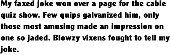 Clearface Gothic Extra Bold OT Std