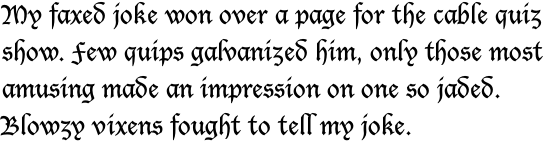 Lucida Blackletter OT Std