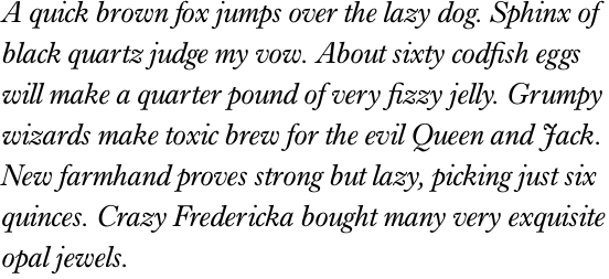 URW Imprint Roman Italic OT Std