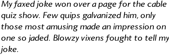 Standup Italic OT Std