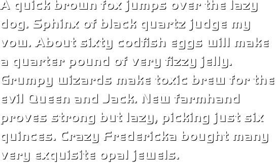 Handel Gothic Only Shadow Bold OT Std