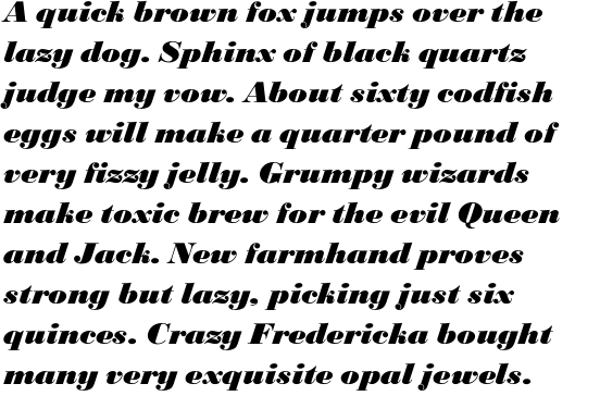 Bodoni Black Italic OT Std