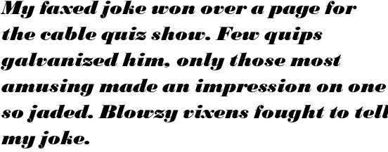 Bodoni Black Italic OT Std