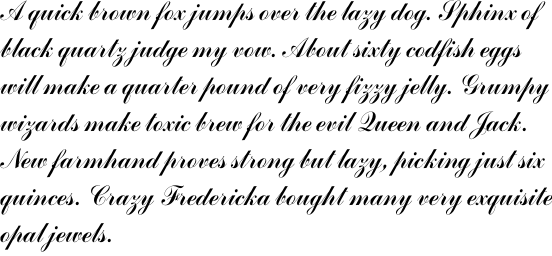 Commercial Script D OT Std