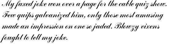 Commercial Script D OT Std